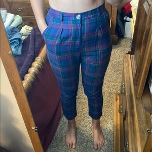 plaid pants